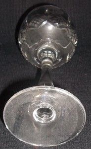 Stuart Crystal Glengarry Cambridge Hock Wine Glass Etched BE123