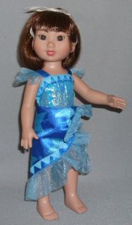 Island Gracie 10 Doll with Bent Knees Blue Caribbean Cruise Outfit