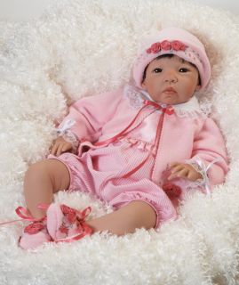 Nischi Real Lifelike Asian Baby Doll in Vinyl