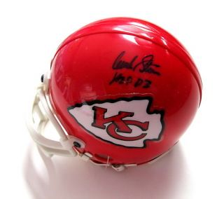Hank Stram Signed Kansas City Chiefs Mini Helmet JSA