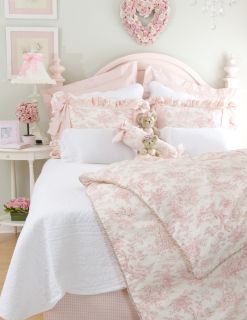 Glenna Jean Isabella Girl Pink Full Bedding Set 4pc