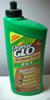 24 oz Orange Glo® Hardwood Floor 4 in 1 Cleaner Protectant Cleans