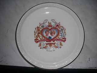 Prince CHARLES & Princess DIANA Wedding Plate by Myott Meakin
