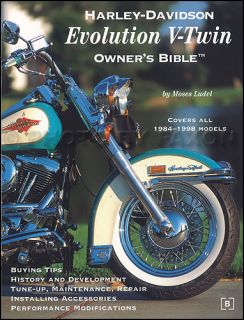 1984 1998 Harley Davidson Evolution Owners Bible Softail Fat Boy