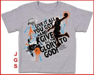Kerusso Christian Youth T Shirt Glory Basketball