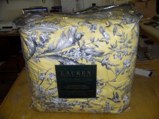Ralph Lauren Grand Isle Yellow Queen Comforter Set