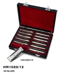 available see details below sx hm1020 12 pieces harmonica set