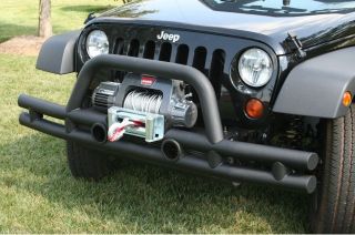 not your typical tube bumper this rugged ridge winch tube bumper