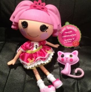 Lalaloopsy Full Size Hard Body Retired Jewel Sparkles and Cat