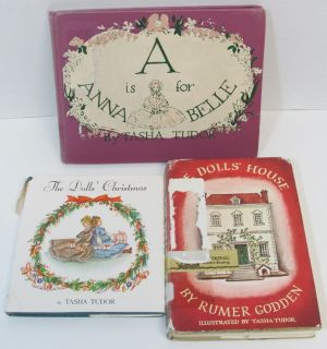  Books Tasha Tudor Dolls House Rumer Godden Christmas Annabelle