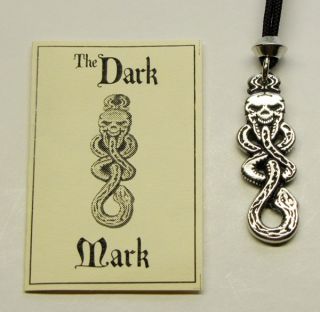 THE DARK MARK PENDANT necklace wicca witch pewter Harry Potter