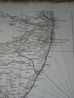 1753 DAnville 2 Sheet Map of Coromandel Coast India