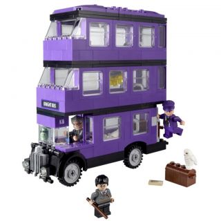 NEW Lego HARRY POTTER Set 4866 KNIGHT BUS MiniFigs PURPLE Bricks