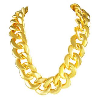 Thick Rope Gold Chain Old School Rapper Run DMC Bling