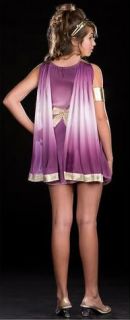 Teen Greek Key Roman Goddess Costume Aphrodite Grecian Toga Athena