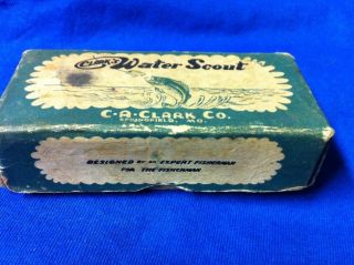 Clarks Water Scout Fishing Lure Box Instructions Springfield MO