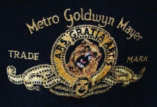 Fame Metro Goldwyn Mayer MGM Crew sweat Shirt Jacket L