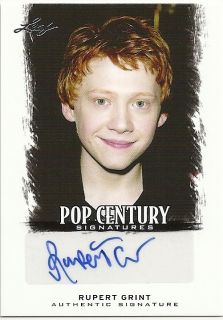  Leaf Pop Century Signatures Rupert Grint Autograph Harry Potter