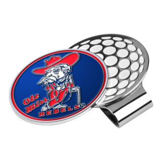 Round Ball Marker Hat Clip Ole Miss Rebels