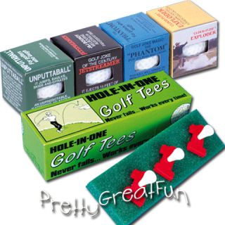 Trick Golf Balls Tees Free Towel Awesome Four