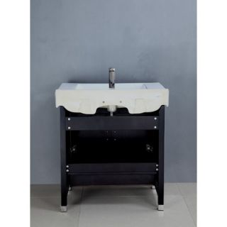 Legion Furniture 31.5 Single Bathroom Vanity Set in Espresso