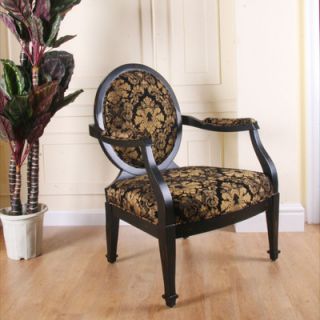 Legion Furniture 44 Arm Chair in Black and Gold   W1177A KD FH820