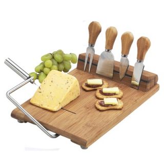 Picnic At Ascot Silton Cheese Board Set with Slicer