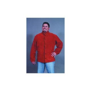 Stanco Large 30 Bucktan Side Split Leather Coat With Collar   L2630