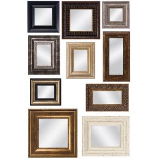 Propac Images Set of 10 Mirror Assortment with Frames