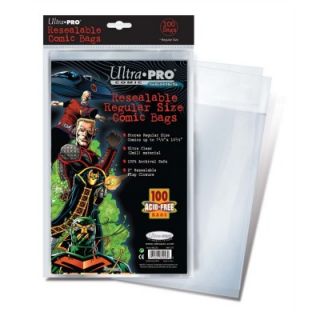 Ultra Pro 7.13 x 10.5 Resealable Regular Comic Bags   COMBAGRRU