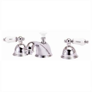 Elizabethan Classics Widespread Bathroom Faucet with Hot And Cold