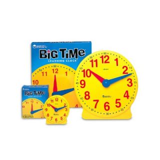 Learning Resources Big Time Clock Student 12 Hr 5