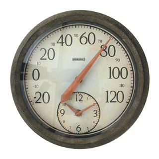 Taylor Metal Framed Thermometer with 11 Clock