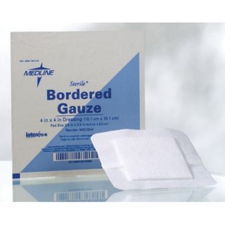 Medline Bordered Gauze Wound Dressing (Box of 15)