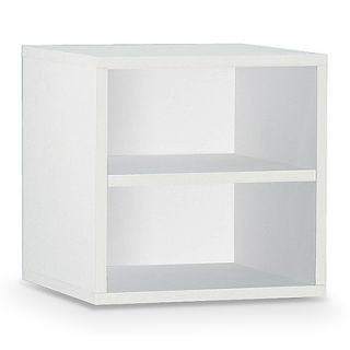 OIA Cube 15 Two Tier Storage Cube in White