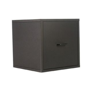 OIA Cube 15 Single Drawer Storage Cube in Black