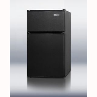 Summit Appliance 33.5 x 18.75 Refrigerator Freezer in Black