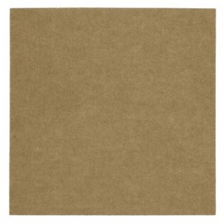 Mohawk Ribbed 18 x 18 Carpet Tiles in Putty (Set of 16)   4609