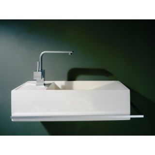 WS Bath Collections Reverse 19.7 x 9.8 Wall Mount Bathroom Sink