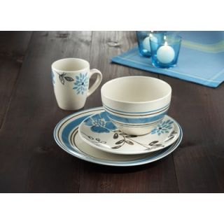  Atelier Ashby 16 Piece Dinnerware Set in Turquoise   5605 16 GB