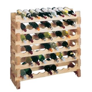 Wine Cellar Country Pine 9 Bottle Wine Rack (Set of 2)