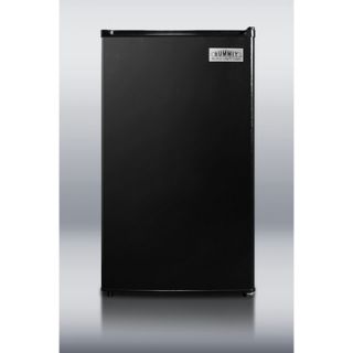 Summit Appliance 35.5 x 18.75 Refrigerator Freezer in Black