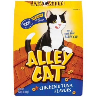 Alley Cat Chicken and Tuna Flavors Cat Food 15 lb Bag   29274 50222
