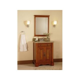Lanza 28 Single Bathroom Vanity Set in Light Brown   WF6492 DC