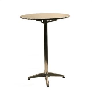 Alston 24 Round Top Aluminum Table   Bar Height   AT24RD/BT