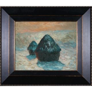  Snow Effect (Morning) Canvas Art by Claude Monet Country   28 X 24