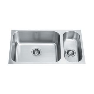 Vigo 23 Stainless Steel Undermount Kitchen Sink Set   VG2318K1