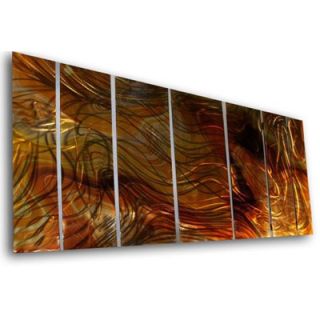  Abstract by Ash Carl Metal Wall Art in Multi   23.5 x 60   SWS00040
