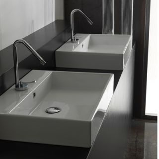 WS Bath Collections Unlimited 23.6 Ceramic Bathroom Sink