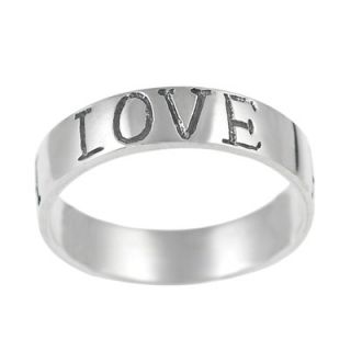 Skyline Silver Sterling Silver Love Faith Hope Ring   SR 1041 05
